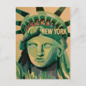 Vrijheidsbeeld - New York City Briefkaart (Voorkant)