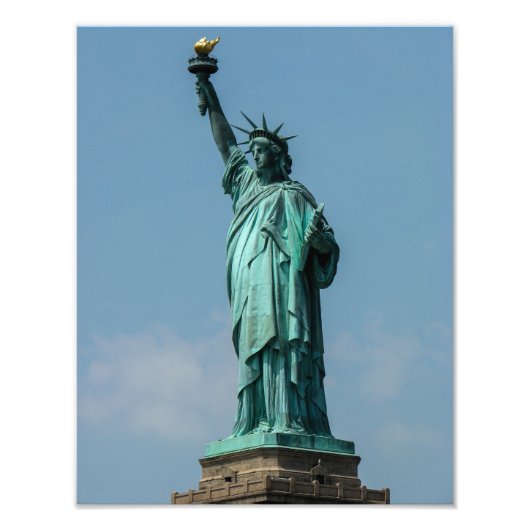 Vrijheidsbeeld, New York City - Foto print Afdruk (Voorkant)