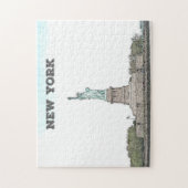 Vrijheidsbeeld - New York City Legpuzzel (Verticaal)