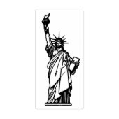 Vrijheidsbeeld ,New York City NYC, Rubberstempel (Afrduk)