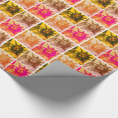 Vrijheidsbeeld New York City Pop Art Cadeaupapier (Hoek)