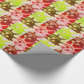 Vrijheidsbeeld New York City Pop Art Cadeaupapier (Hoek)