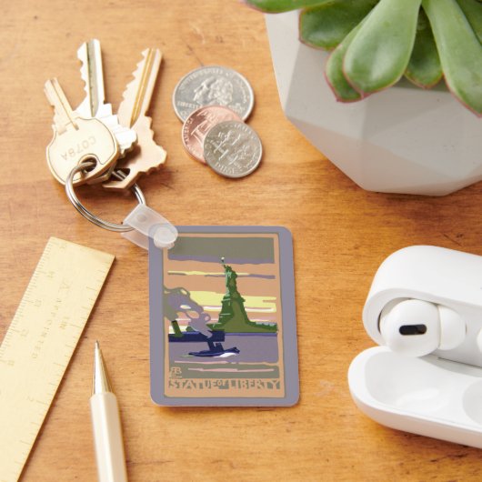 Vrijheidsbeeld, New York City, Reis naar het verle Sleutelhanger (Bureau)
