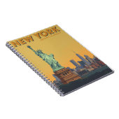 Vrijheidsbeeld New York City Travel Notitieboek (Rechterzijde)