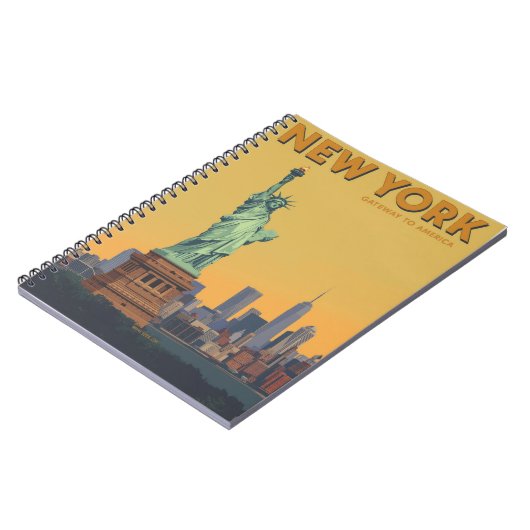 Vrijheidsbeeld New York City Travel Notitieboek (Linkerzijde)