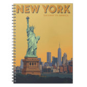 Vrijheidsbeeld New York City Travel Notitieboek (Voorkant)