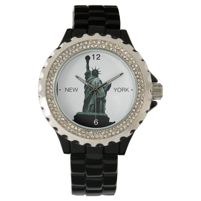 Vrijheidsbeeld New York City Watch Horloge (Voorkant)