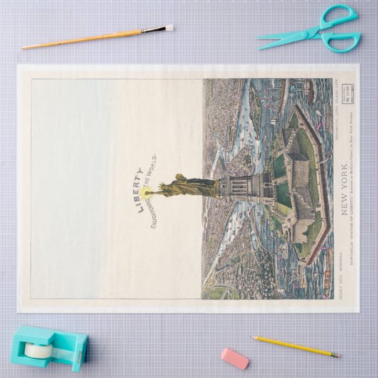 Vrijheidsbeeld New York Ephemera Decoupage Tissuepapier (Craft)