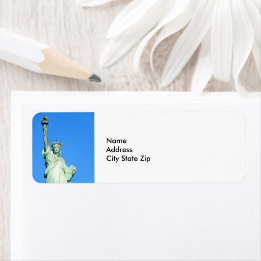 Vrijheidsbeeld New York Etiket (Insitu)