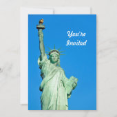 Vrijheidsbeeld New York Foto Verjaardag Kaart (Voorkant)