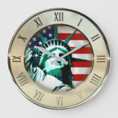 Vrijheidsbeeld, New York Grote Klok (Voorkant)