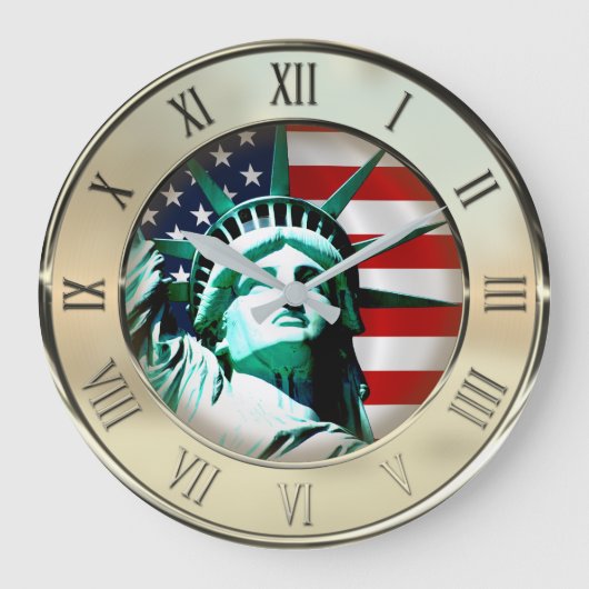 Vrijheidsbeeld, New York Grote Klok (Voorkant)