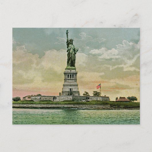 Vrijheidsbeeld, New York Harbour Briefkaart (Voorkant)