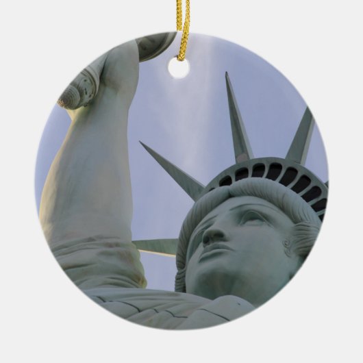 Vrijheidsbeeld, New York Keramisch Ornament (Voorkant)