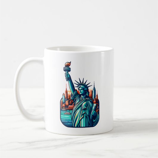 Vrijheidsbeeld New York Koffiemok (Links)