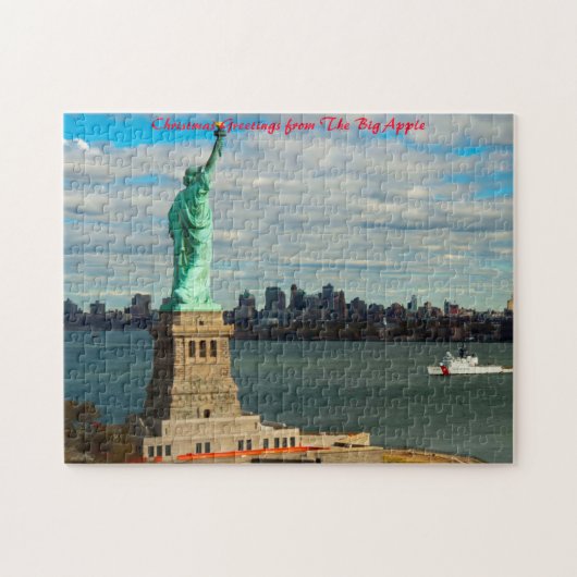 Vrijheidsbeeld New York. Legpuzzel (Horizontaal)