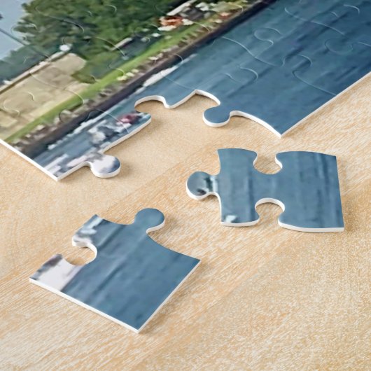 Vrijheidsbeeld, New York Legpuzzel (Zijkant)