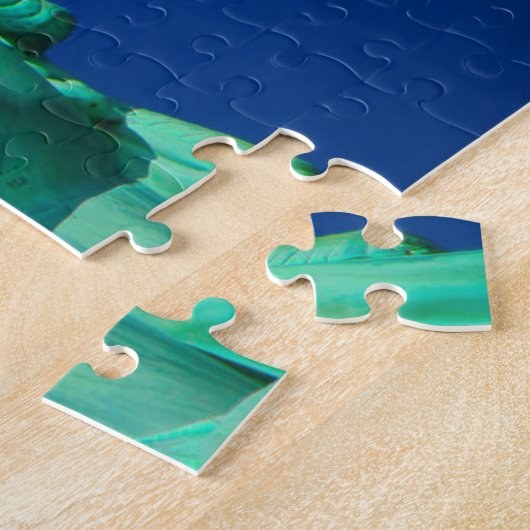 Vrijheidsbeeld New York. Legpuzzel (Zijkant)