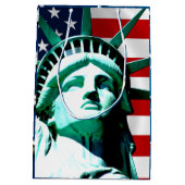 Vrijheidsbeeld, New York Medium Cadeauzakje (Achterkant)