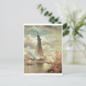 Vrijheidsbeeld, New York, ongeveer 1800 jaar oud Briefkaart (Staand voorkant)