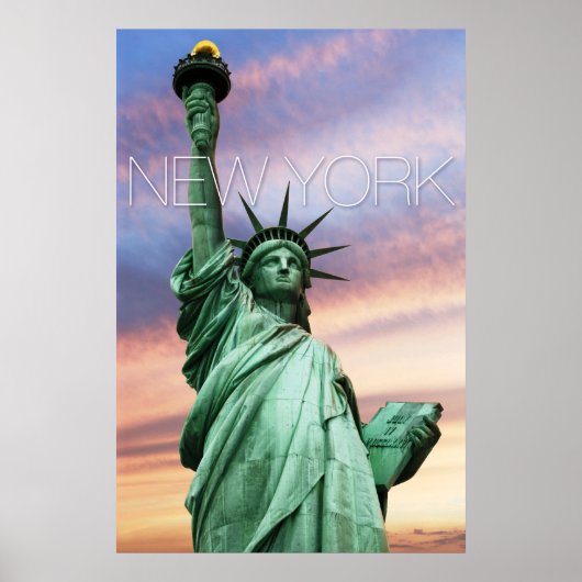 vrijheidsbeeld new york poster (Voorkant)