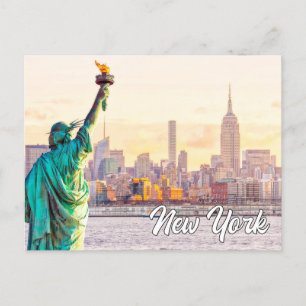 Vrijheidsbeeld, New York, Verenigde Staten Briefkaart