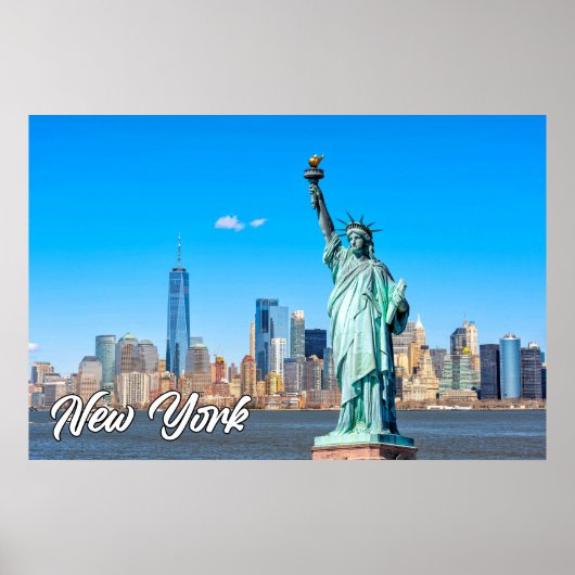 Vrijheidsbeeld, New York, Verenigde Staten Poster (Voorkant)