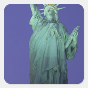Vrijheidsbeeld, New York, Verenigde Staten Vierkante Sticker