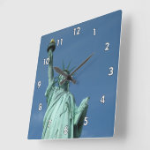 Vrijheidsbeeld New York Vierkante Klok (Hoek)
