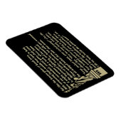 Vrijheidsbeeld - Nieuw Colossus Patriotic Poem Magneet (Rechterzijde)