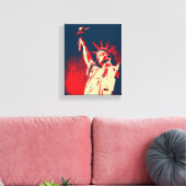 Vrijheidsbeeld, NY Canvas Afdruk (Insitu (Woonkamer))