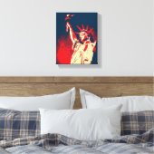 Vrijheidsbeeld, NY Canvas Afdruk (Insitu (Slaapkamer))