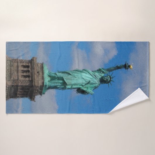 Vrijheidsbeeld NYC Badhanddoek (Badhanddoek)
