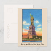  Vrijheidsbeeld NYC Briefkaart (Voorkant / Achterkant)