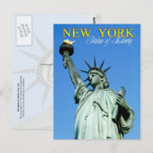 Vrijheidsbeeld, NYC Briefkaart (Voorkant / Achterkant)