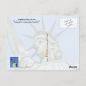 Vrijheidsbeeld, NYC Briefkaart (Achterkant)