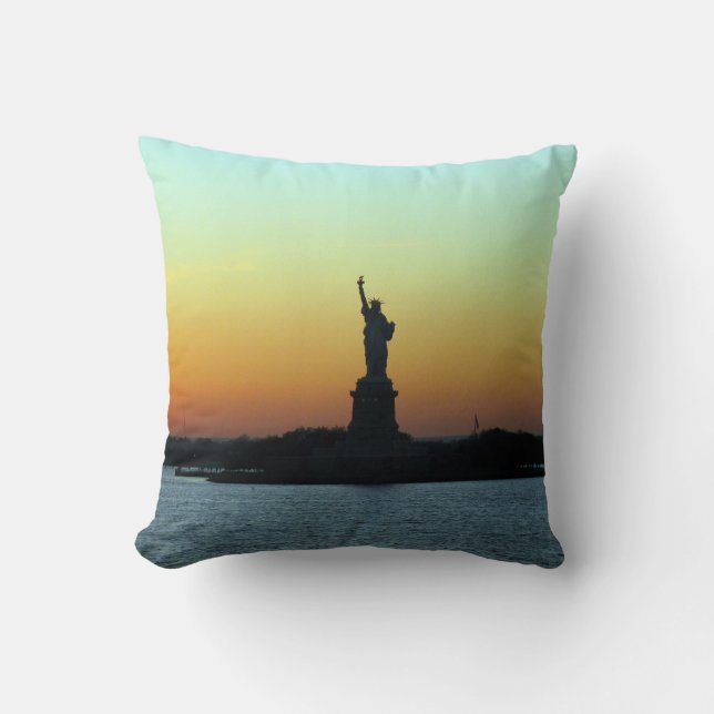 Vrijheidsbeeld NYC Kussen (Voorkant)
