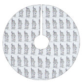 Vrijheidsbeeld NYC Lights New York Landmark Kerstboom Rok (Voorkant)