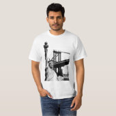 Vrijheidsbeeld Nyc New York Mannen Modern T-shirt (Voorkant volledig)