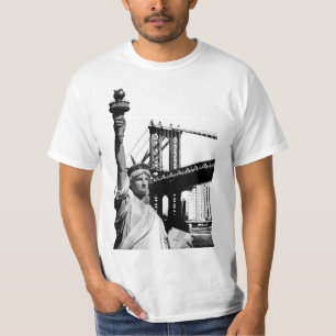 Vrijheidsbeeld Nyc New York Mannen Modern T-shirt