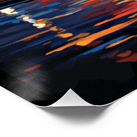 Vrijheidsbeeld, NYC, Perfect Poster (Hoek)