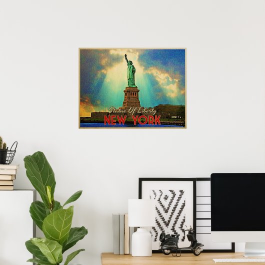 Vrijheidsbeeld NYC Poster (Thuiskantoor)