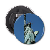 Vrijheidsbeeld, Odaiba, Tokio, Japan Button Flesopener (Voorkant)