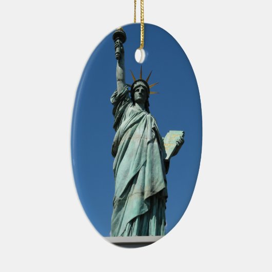 Vrijheidsbeeld, Odaiba, Tokio, Japan Keramisch Ornament (Rechts)