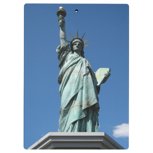 Vrijheidsbeeld, Odaiba, Tokio, Japan Klembord (Achterkant)