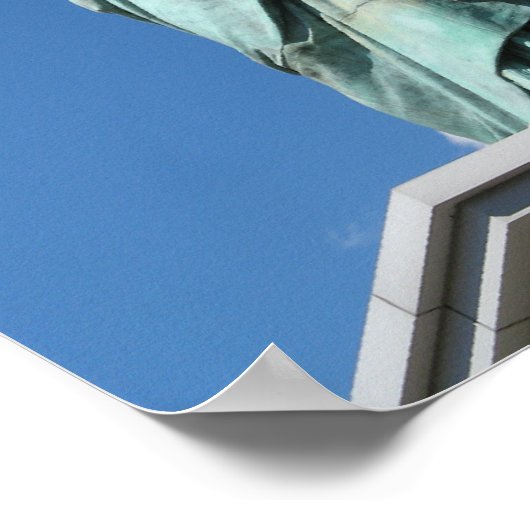 Vrijheidsbeeld, Odaiba, Tokio, Japan Poster (Hoek)