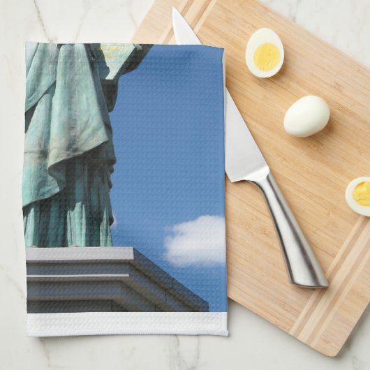 Vrijheidsbeeld, Odaiba, Tokio, Japan Theedoek (Quarter Fold)