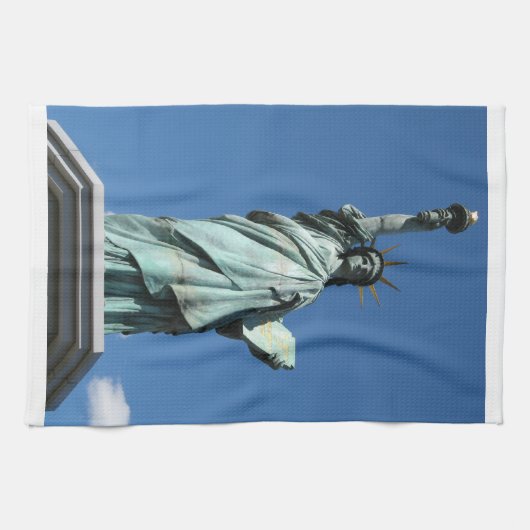 Vrijheidsbeeld, Odaiba, Tokio, Japan Theedoek (Horizontaal)