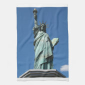 Vrijheidsbeeld, Odaiba, Tokio, Japan Theedoek (Verticaal)