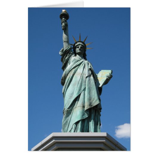 Vrijheidsbeeld, Odaiba, Tokio, Japanse Kaart (Voorkant)